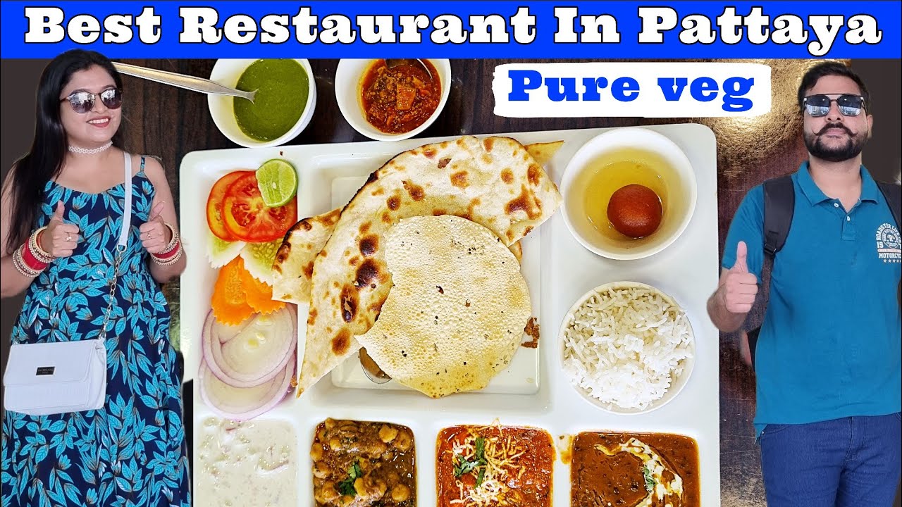 Full Tour👉BEST Indian Restaurant in Pattaya for Pure Veg Food Lovers | Govindam Restaurant Pattaya