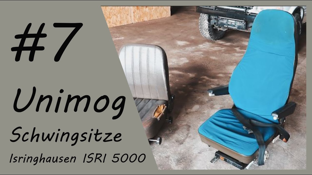Unimog 1300L Camper #7 - ISRI 5000 Schwingsitze für den Unimog × LUKAS-4WD