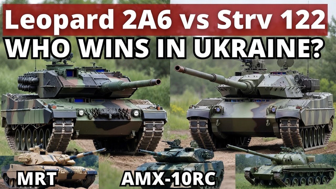 Leopard 2A6 5.5km Record Kill vs Strv 122 “Pro” – Abrams Beast in Ukraine!