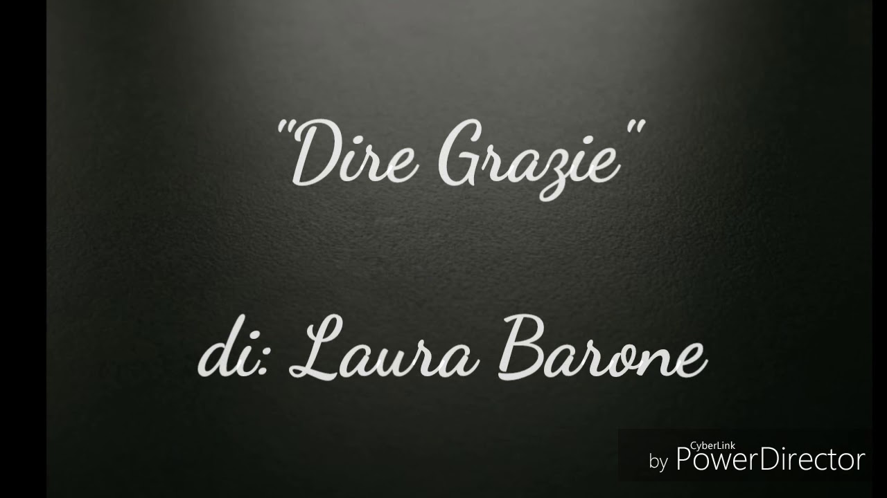 Dire grazie. Poesia di Laura Barone