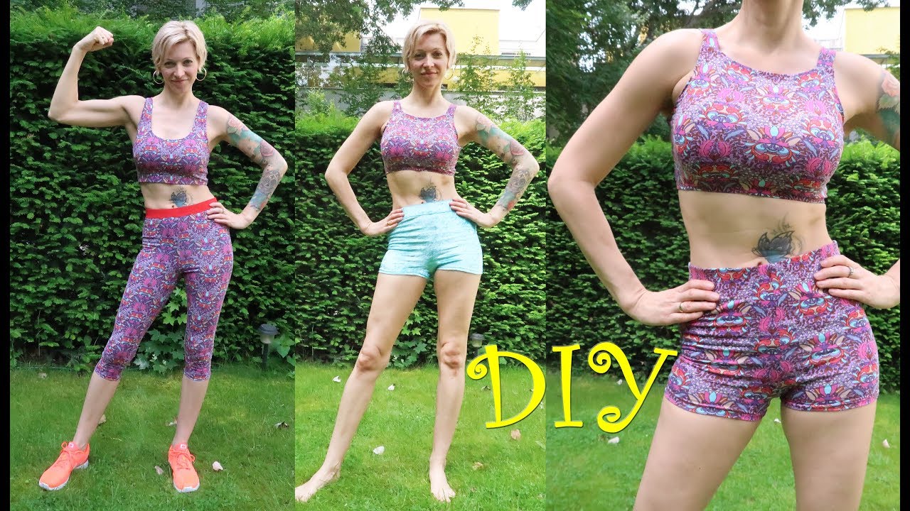 DIY Yoga Outfits | Leggins, Shorts And Cropped Tops