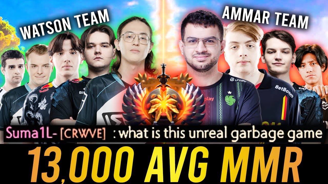 13,000 AVG MMR GAME! - TEAM WATSON vs TEAM AMMAR!