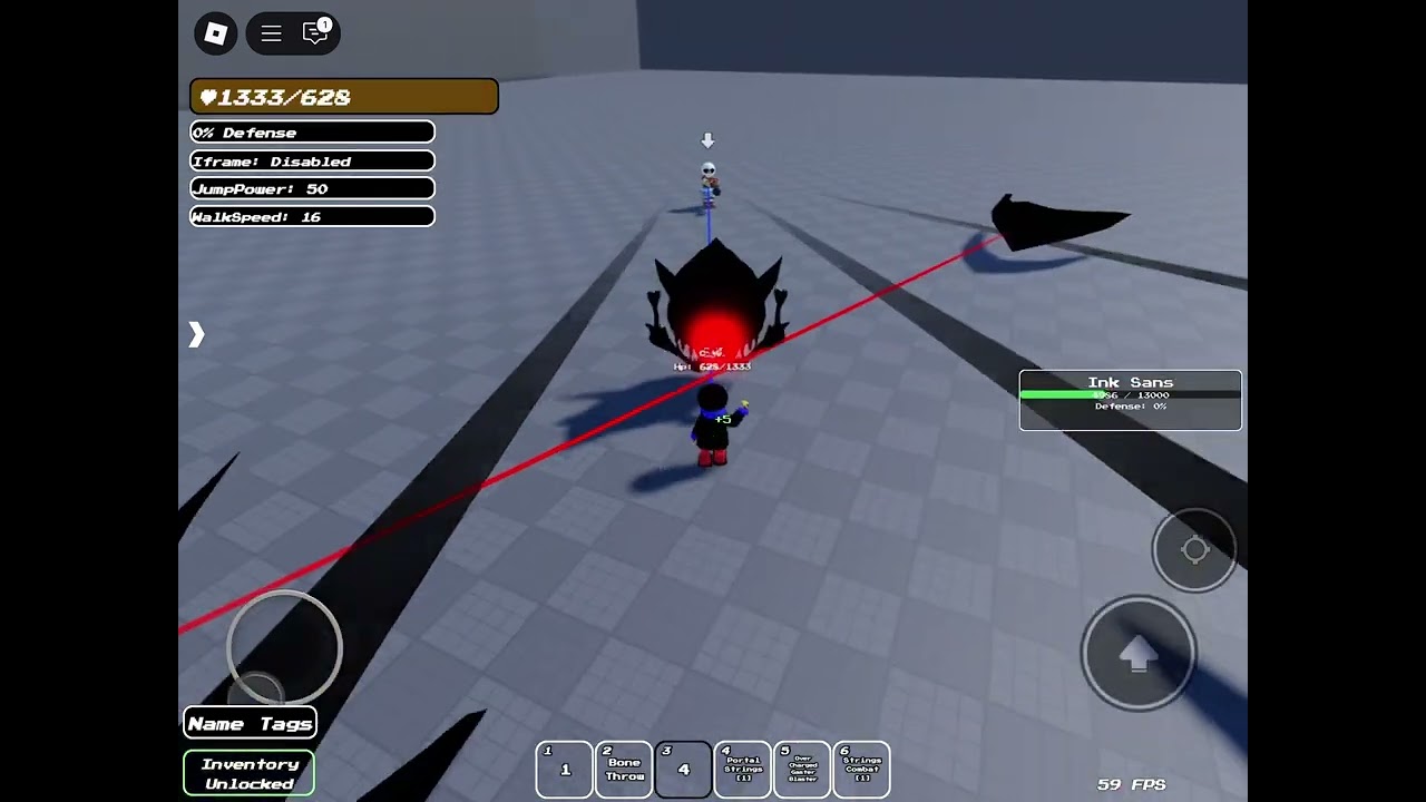 How to beat ink and error sans in Alpha sans boss rush II