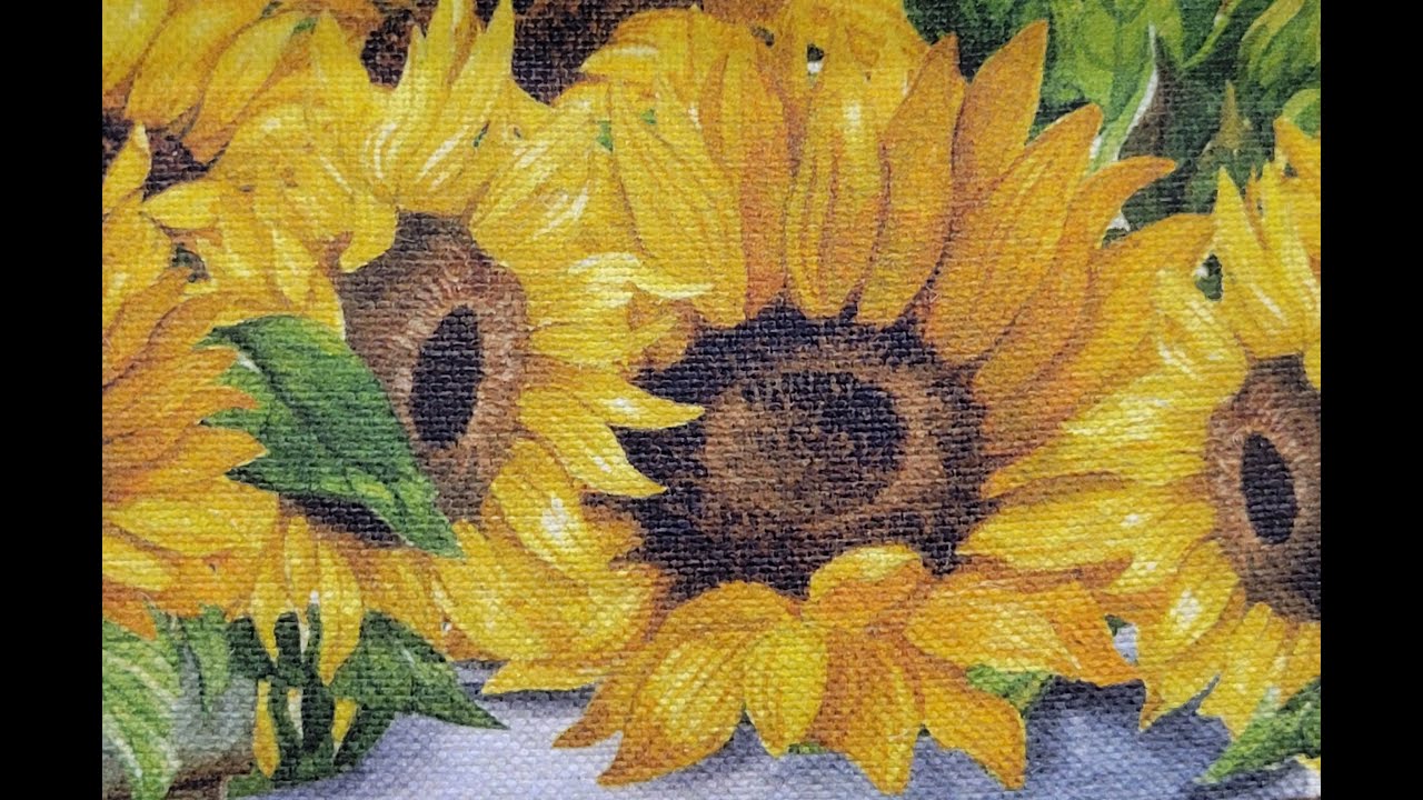 Beautiful Crochet Easy Beginner Classic Sunflower Granny Square
