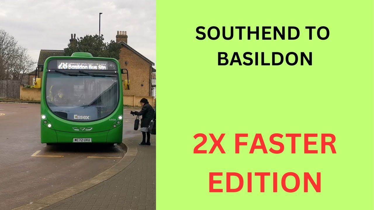 13 Mile Bike Ride From Southend to Basildon vs 28 Bus (but 2 times faster)