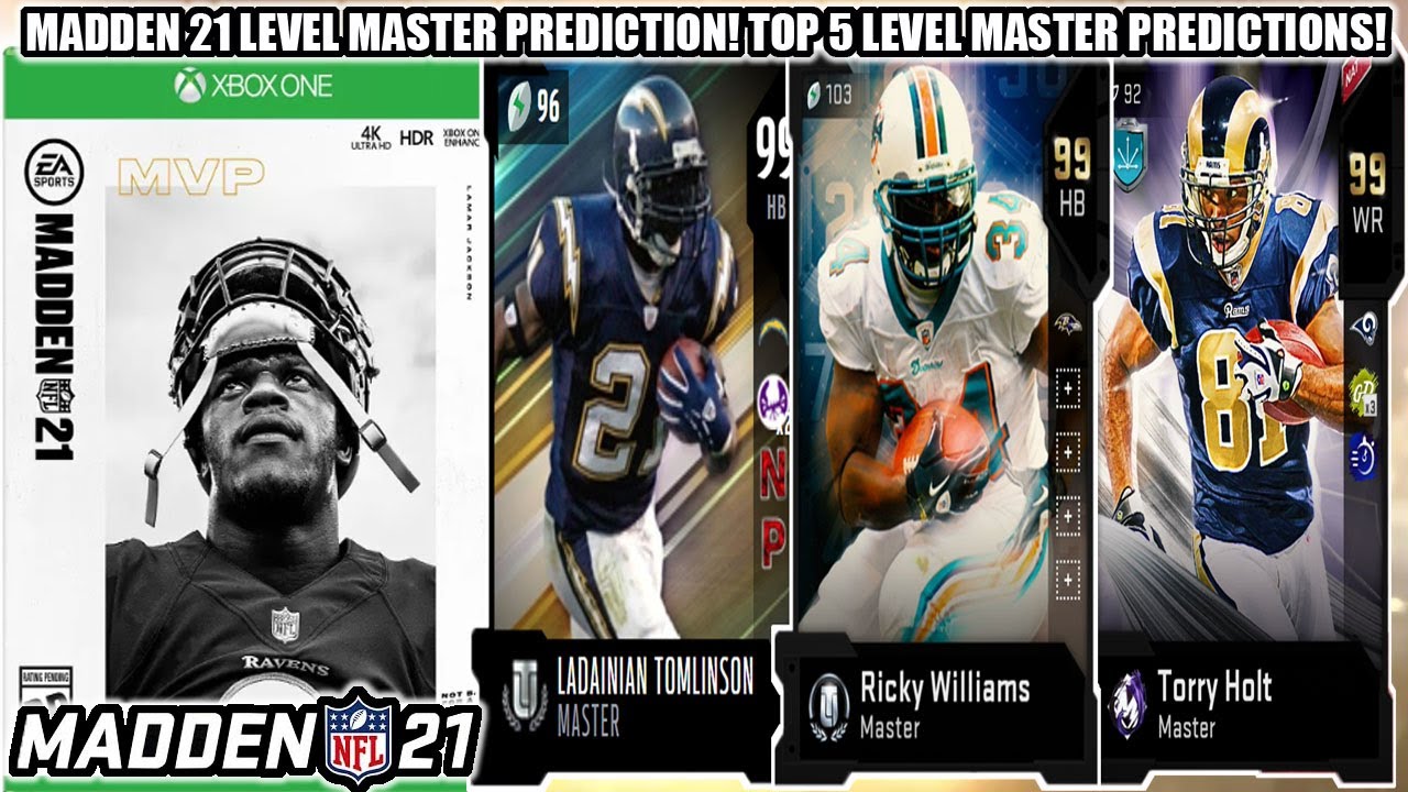 MADDEN 21 LEVEL MASTER PREDICTIONS! TOP 5 LEVEL MASTER PREDICTIONS! | MADDEN 21 ULTIMATE TEAM