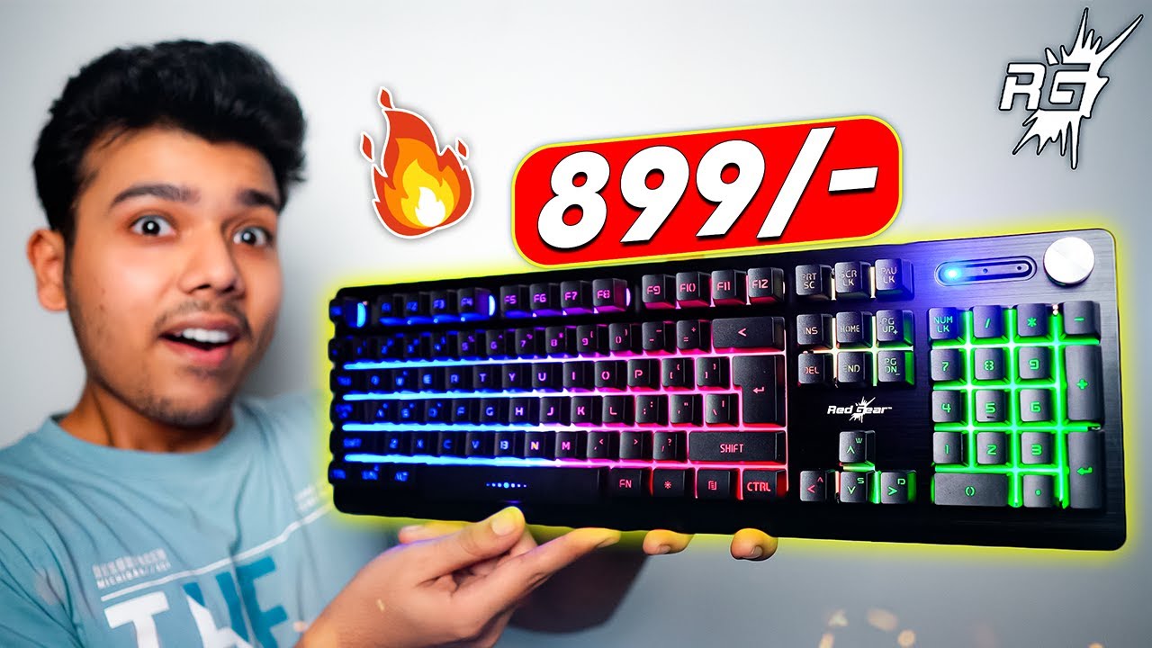 Only Rs 899/- | Best Gaming Keyboard Under Rs 1000 | Redgear MT02