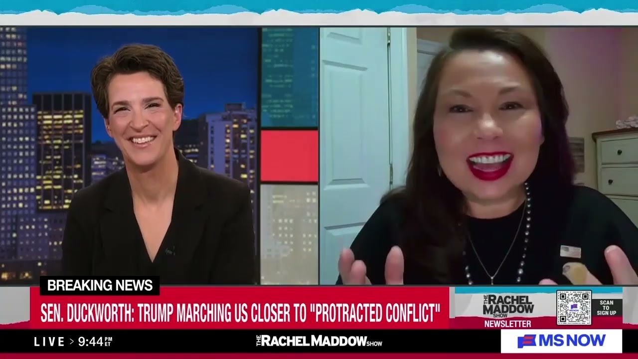 Дакворт резко критикует Трампа за незаконную отправку американских войск на войну, чтобы отвлечь ...