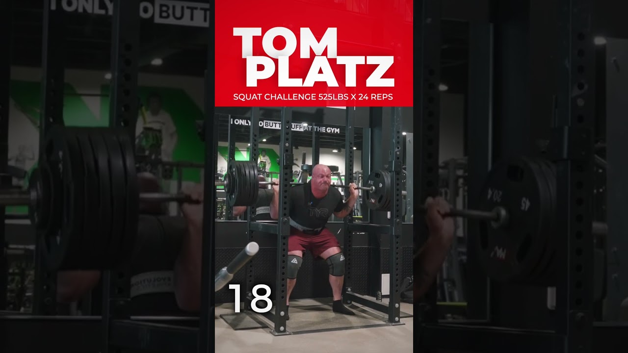 Worlds Strongest Man Attempts Tom Platz Historic Squat Record