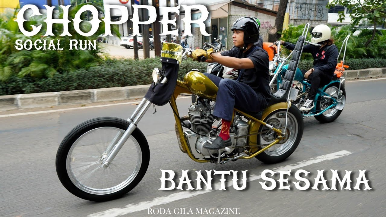 CHOPPER RIDING KE PANTI ASUHAN BARENG 69GOODNES, OMARANNAS, RODA GILA MAGAZINE, ACAN DLL.
