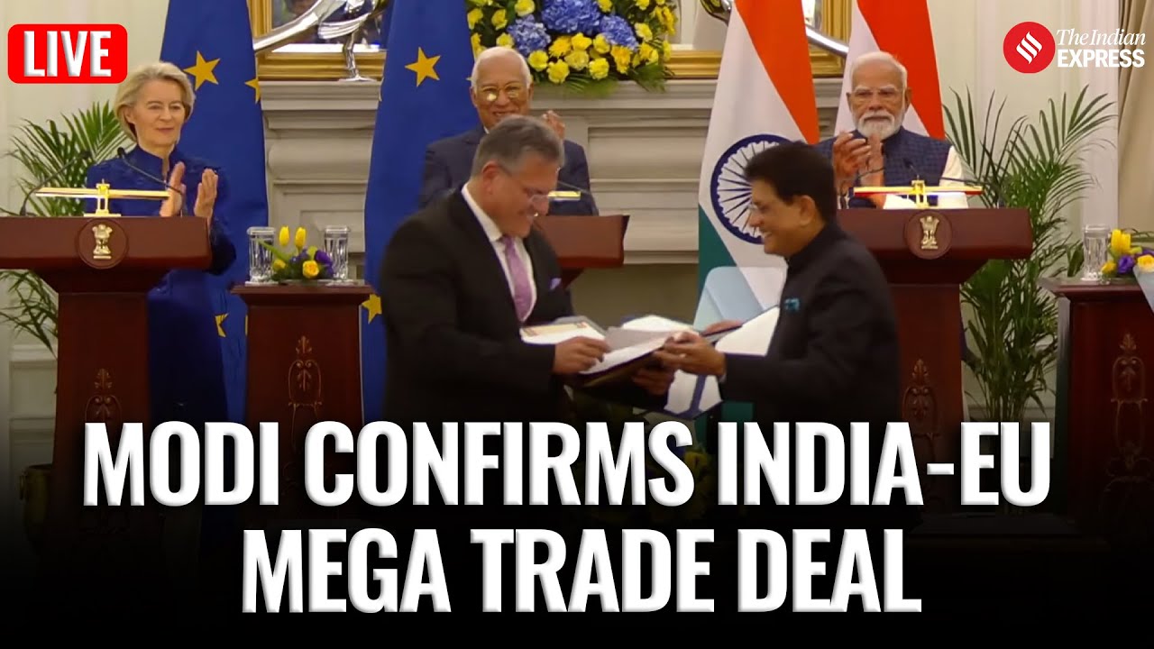 LIVE |  India & Europe Union Join Hands in Historic 'Mother of All Deals' Economic Alliance