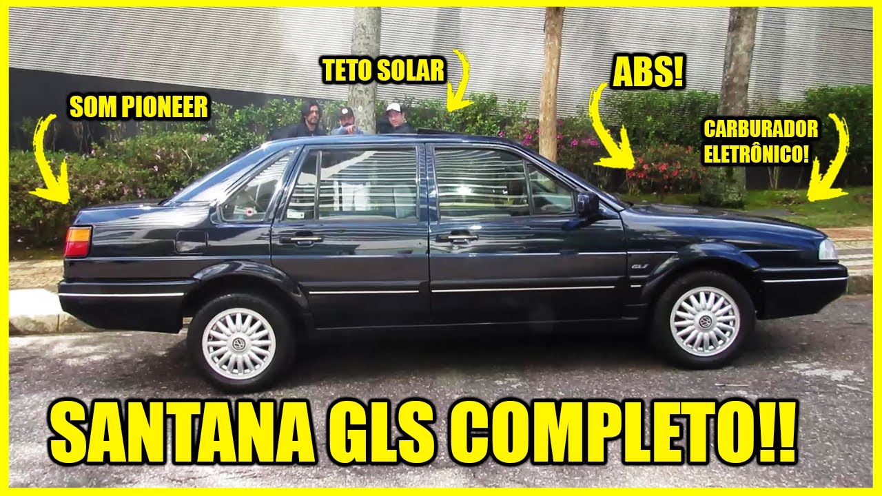 VW SANTANA GLS 94/94 COMPLETO! FUNCIONALIDADES QUE VOCÊ PRECISA VER! #vwsantana #recaro #anos90