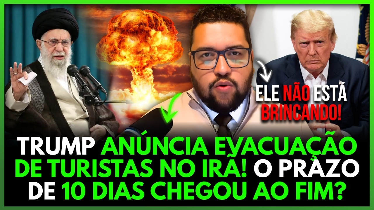 ACABOU O PRAZO? EVACUAÇÃO DE TURISTAS NO IRÃ!