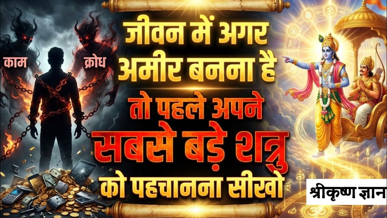 अगर सच में जीवन में अमीर इंसान बनना है, तो सबसे पहले अपने सबसे बड़े शत्रु को पहचानना सीखो