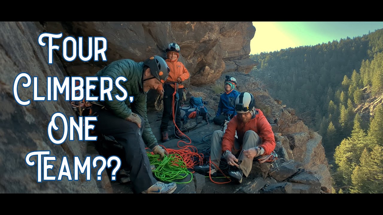 Can You Rock Climb Efficiently as a Team of Four?