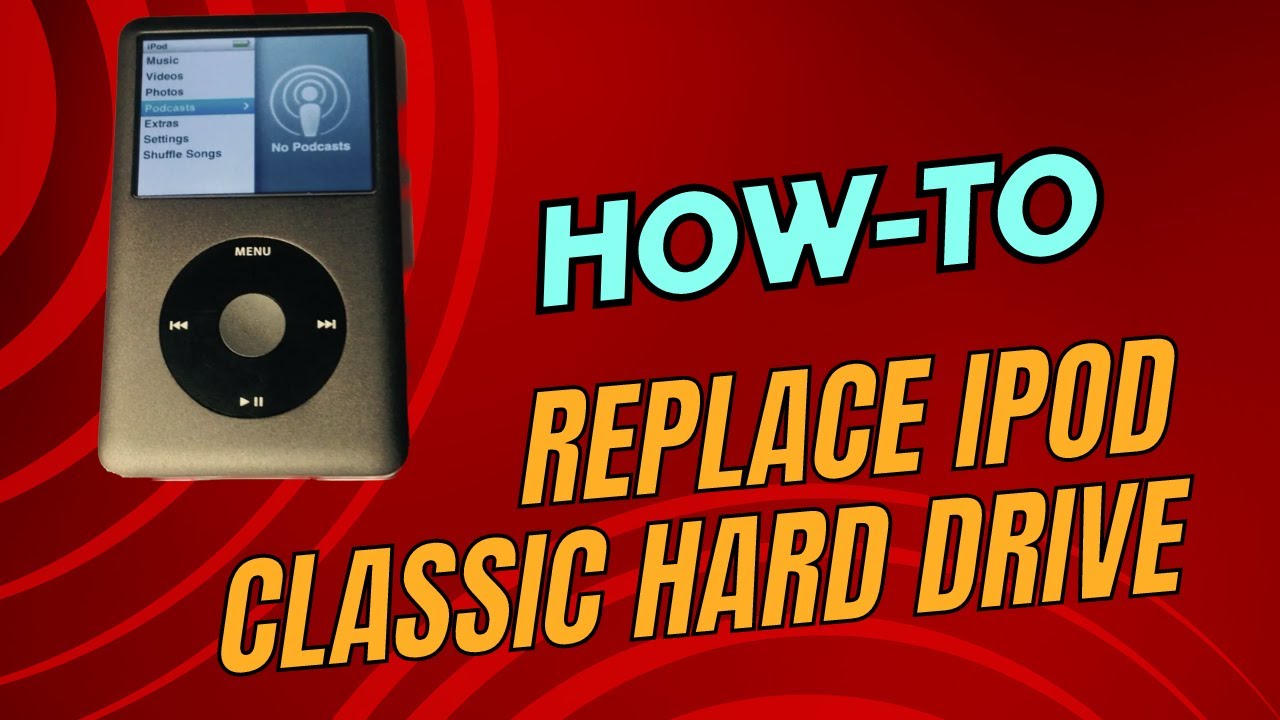 Как заменить жесткий диск на iPod Classic 5, 6 и 7 поколений