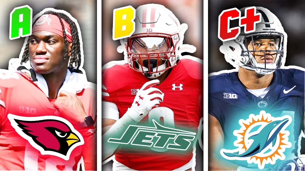 Final 2024 Draft Grades For All 32 NFL Teams Officially REVEALED!