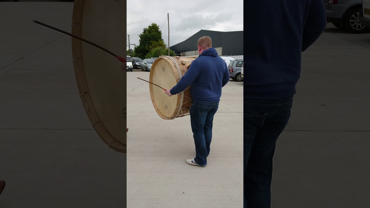 Lambeg drums Kennedy memorial match