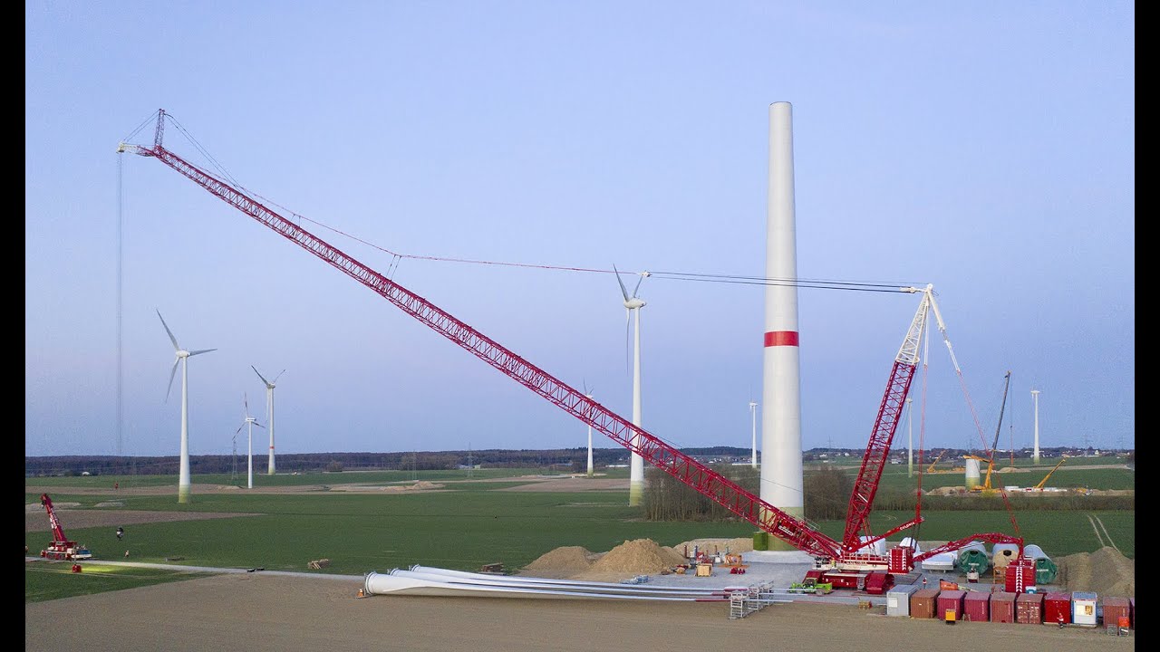 Liebherr – LR 1800-1.0 Ersteinsatz in der Windkraft