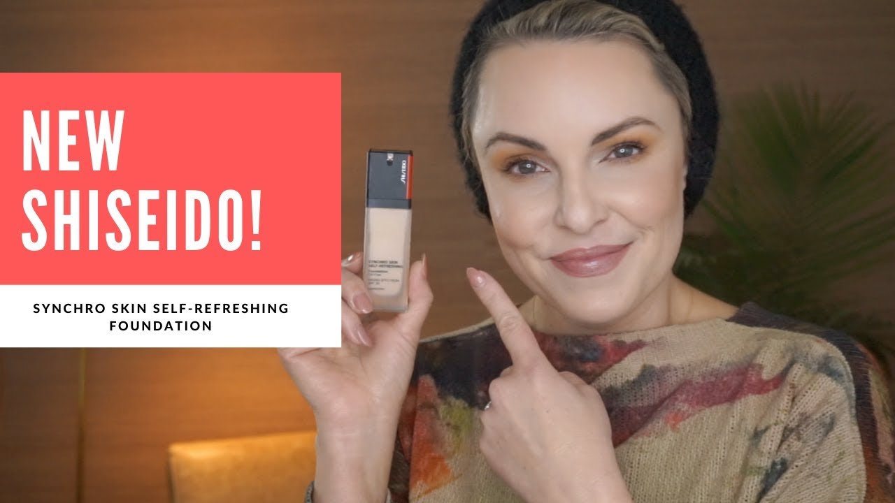 NEW SHISEIDO Synchro Skin Self-Refreshing Foundation Review & Wear Test