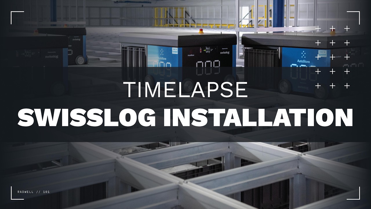 Swisslog Autostore Installation at Radwell-Texas (Time lapse)