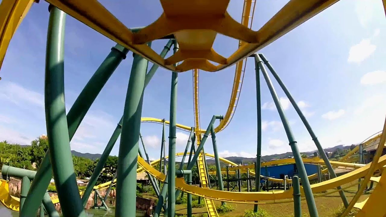 Harpy Front seat Onride Mounted Go Pro 1080P 60FPS POV Xishuangbanna Wanda Theme Park