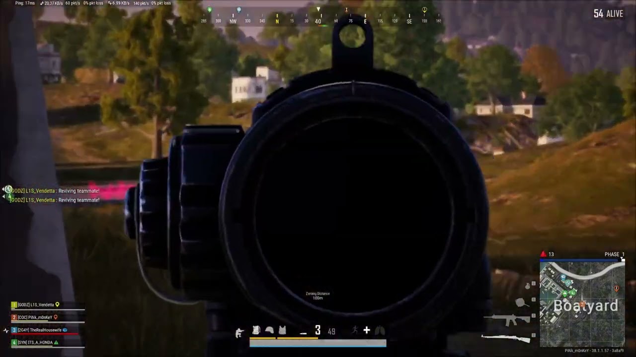 PUBG 1440P 22 Kill Squad Erangel