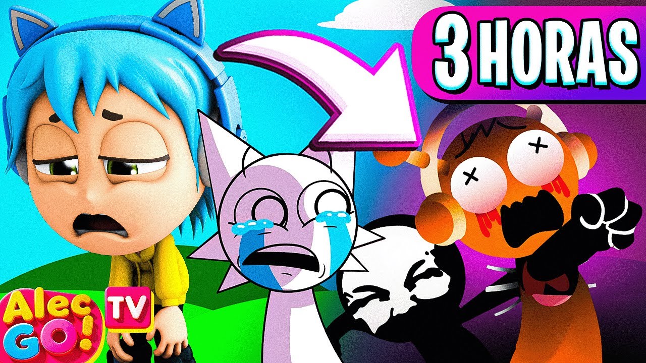 TODOS OS SEGREDOS DOS SPRUNKIS 😱 3 HORAS com OS MELHORES MODS de SPRUNKI ( Alec GO! #TV)