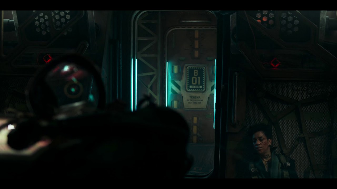 The Expanse Season 5 Episode 10 Finale-Naomi Nagata jump into the darkness of space