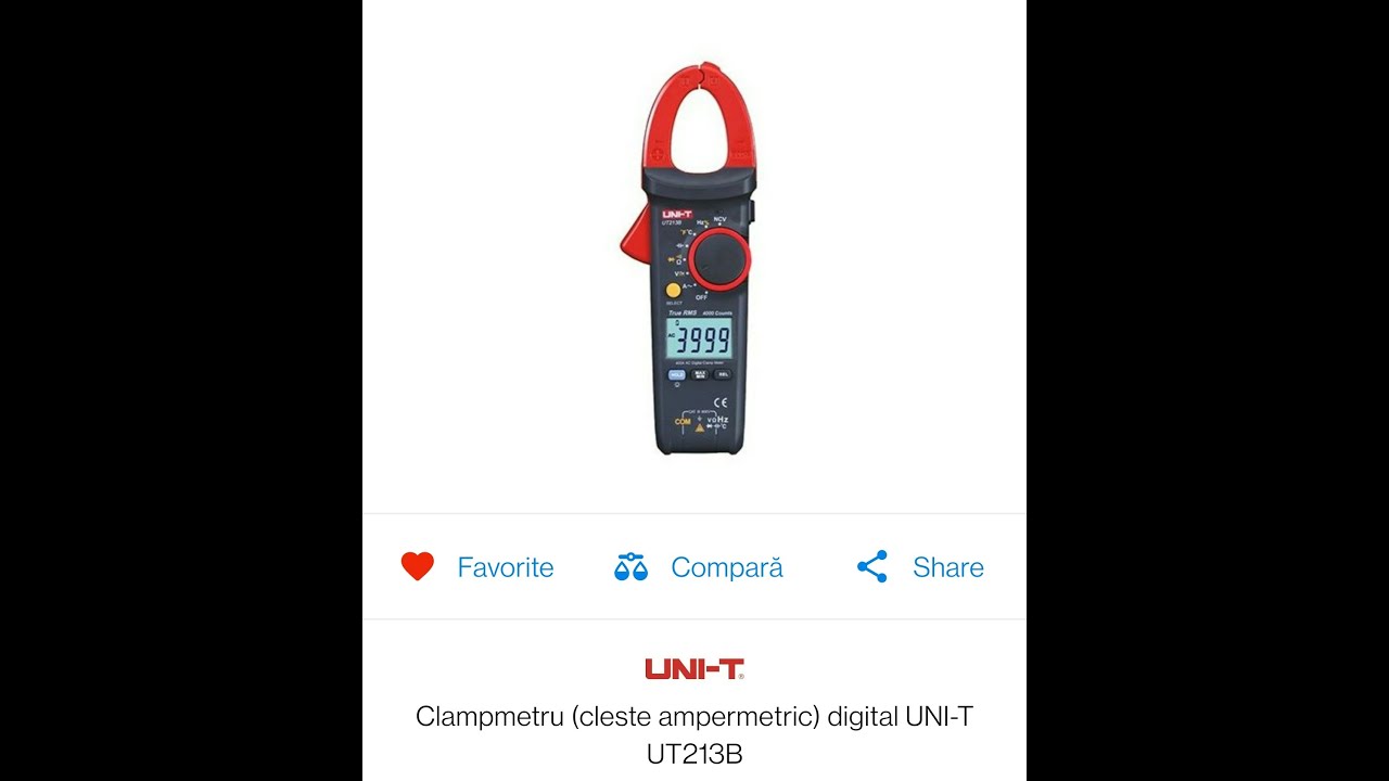 Обзор и испытания цифровых токоизмерительных клещей UNI-T UT213B