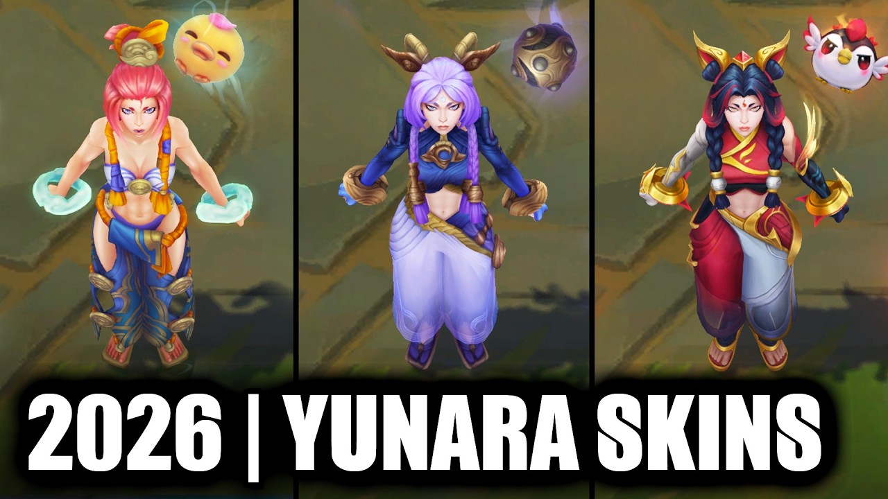 ВСЕ ОБРАЗЫ YUNARA 2026 | League of Legends