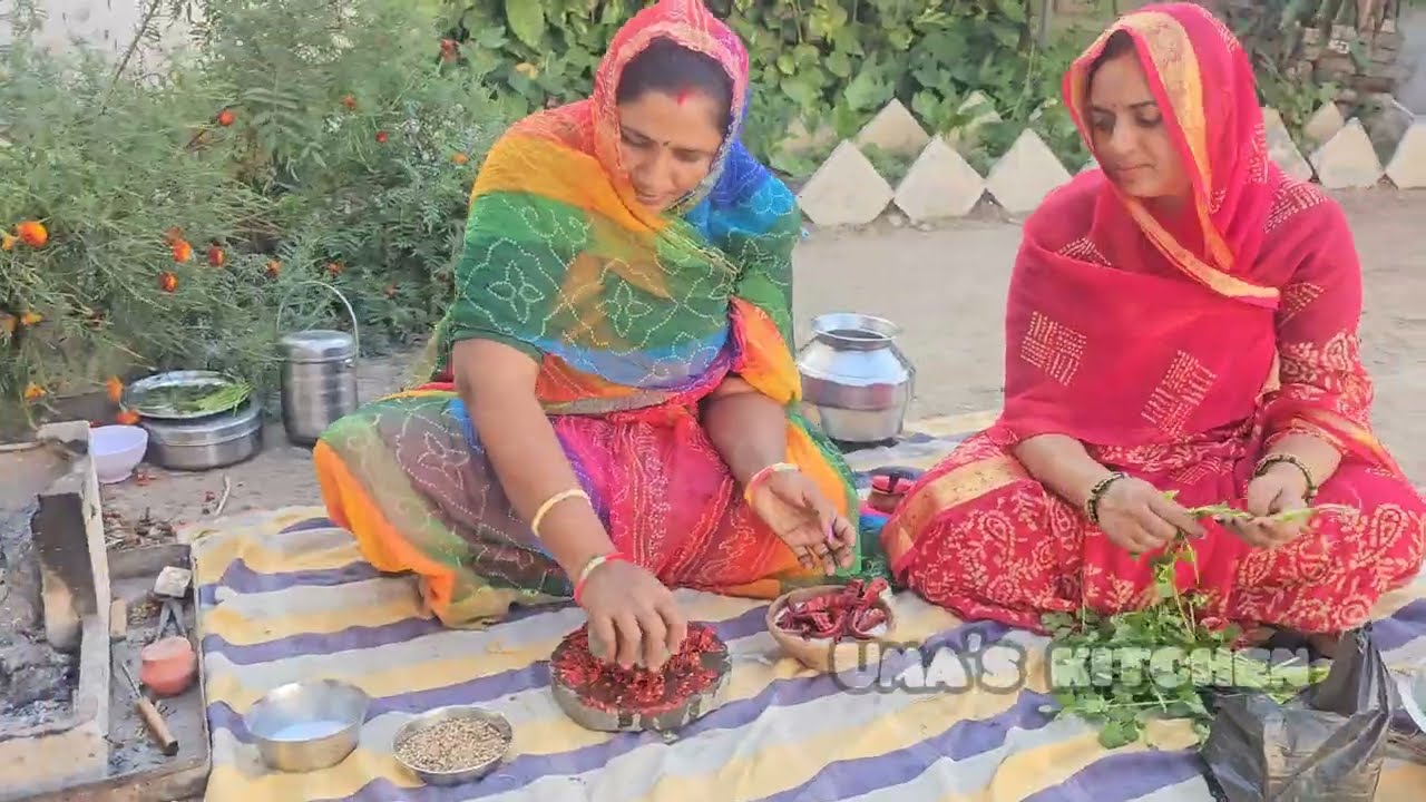 શાક વગર પણ 2 રોટલા વધારે ખાઈ જશો! 🌶️ ગામઠી કાઠીયાવાડી ચટણી|kathiyawadi chutney|@Uma-186kitchen 