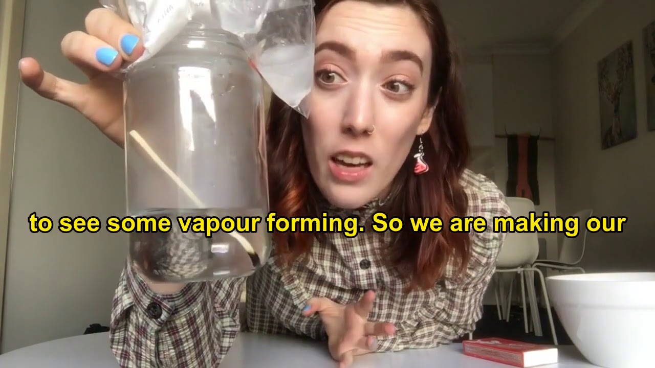 Cloud in a jar: Weather Science