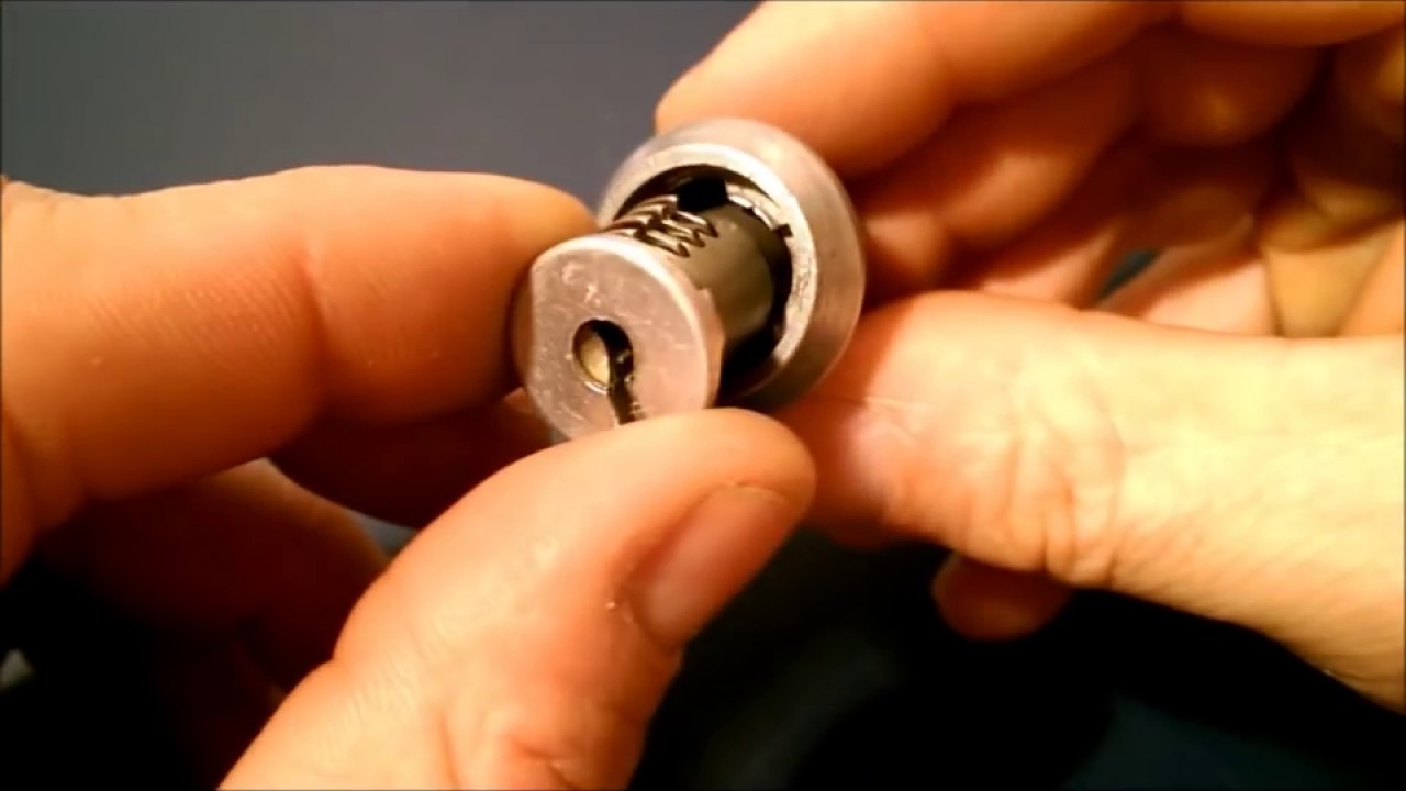 (picking 8) Scheibenschloss gepickt, demontiert und erklärt