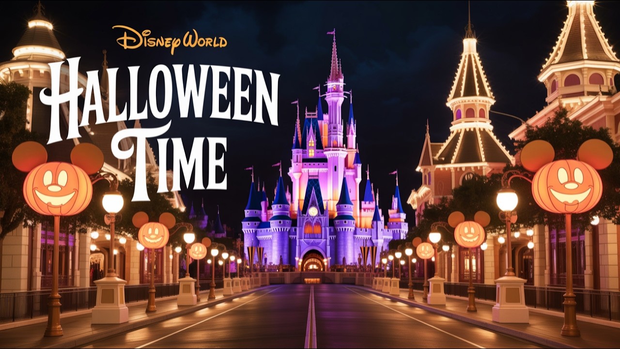 Headless Horseman Halloween Ambience 👻🎃 | Disney&rsquo;s Magic Kingdom Main Street Night Atmosphere
