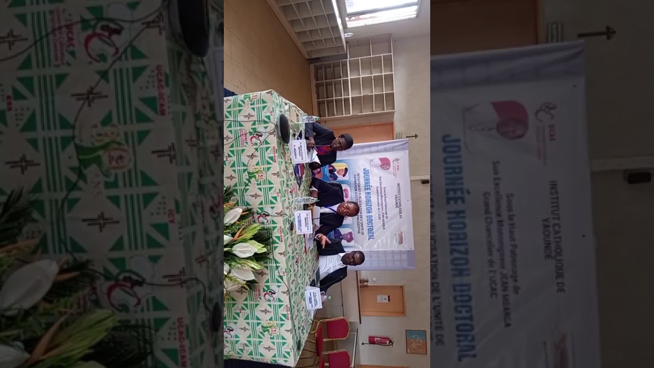 UCAC| Lancement de l'unité de formation doctorale en Philosophie et science de l'éducation (1)