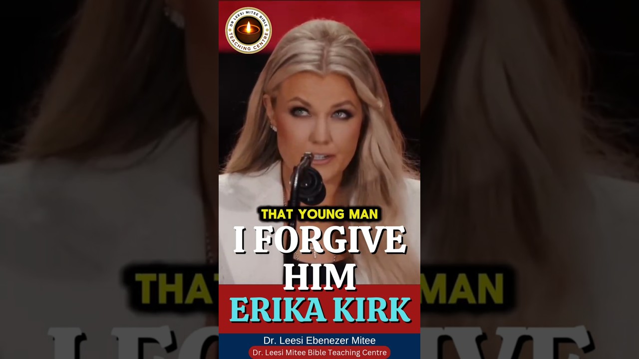 "I FORGIVE HIM": Erika Kirk's Profound Speech Based On What World Jesus Do 