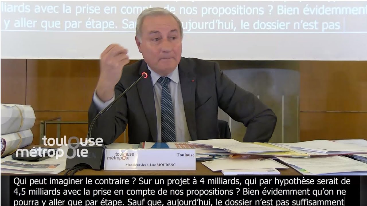 Débat sur le projet de SERM - Conseil de Toulouse Métropole du 12 décembre 2024