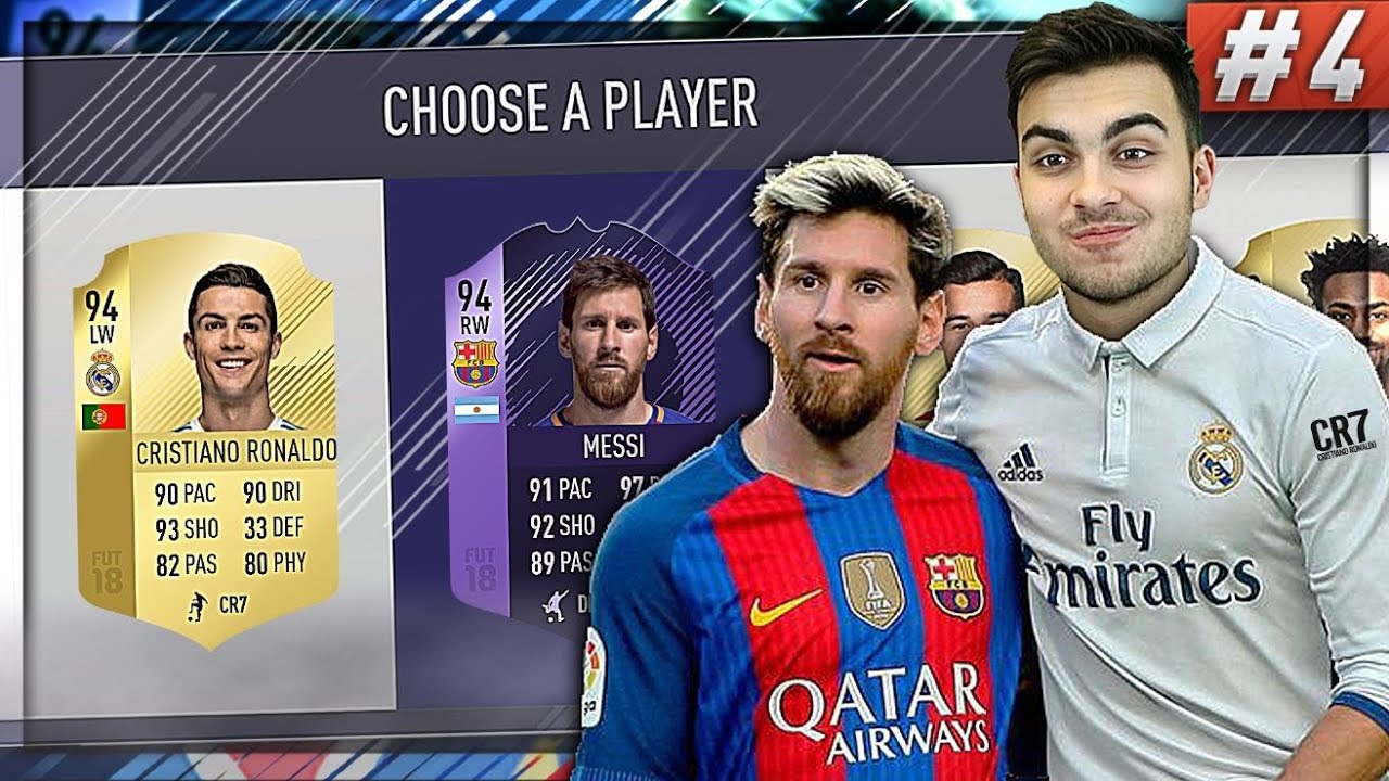 #4 ЛЕО МЕСИ МИ СТАНА ПРИЯТЕЛ  ! - FUT DRAFT TO GLORY l FIFA 18 ULTIMATE TEAM !
