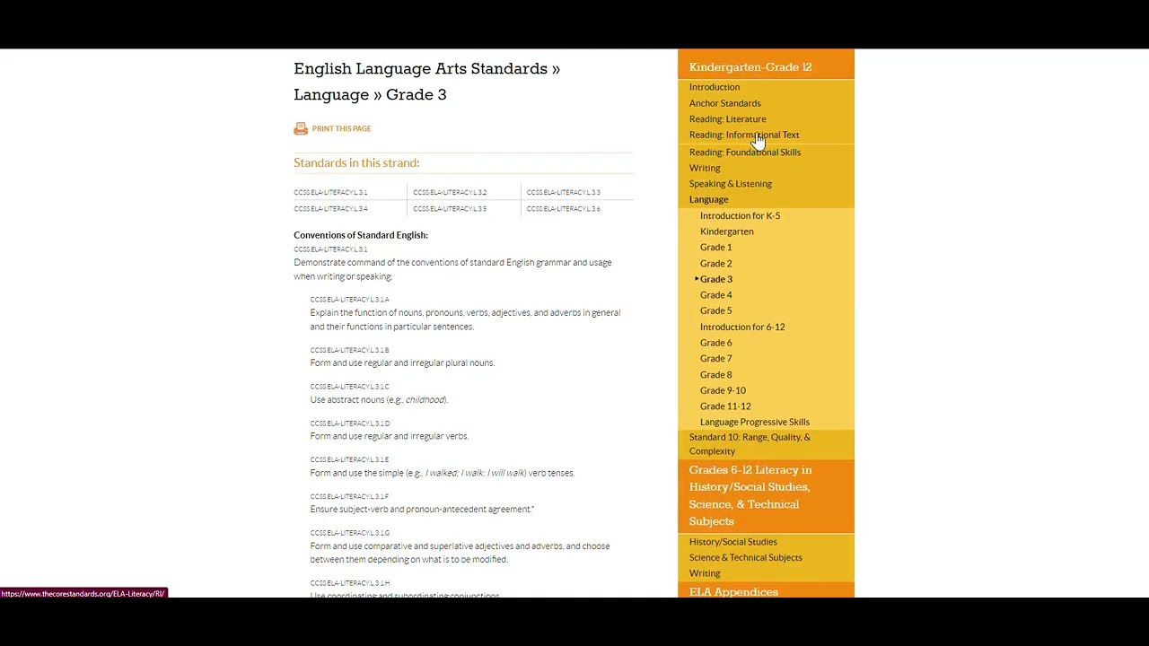 Topic 1: Standards Analysis ELM-211
