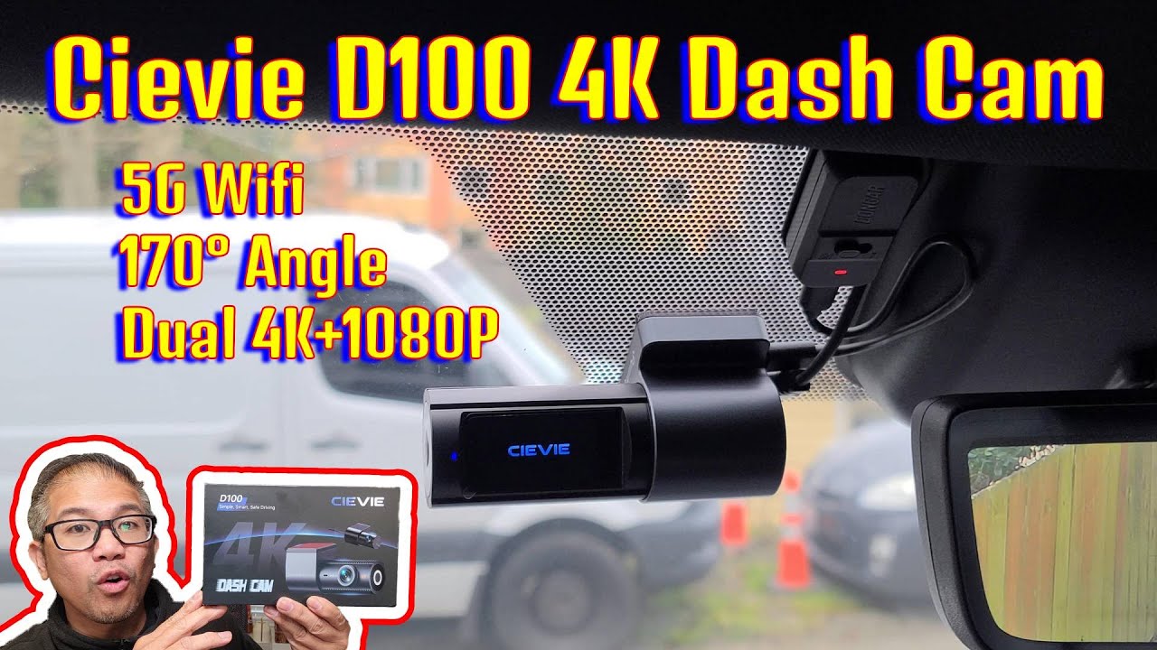 How to install Cievie D100 4K Dash Cam