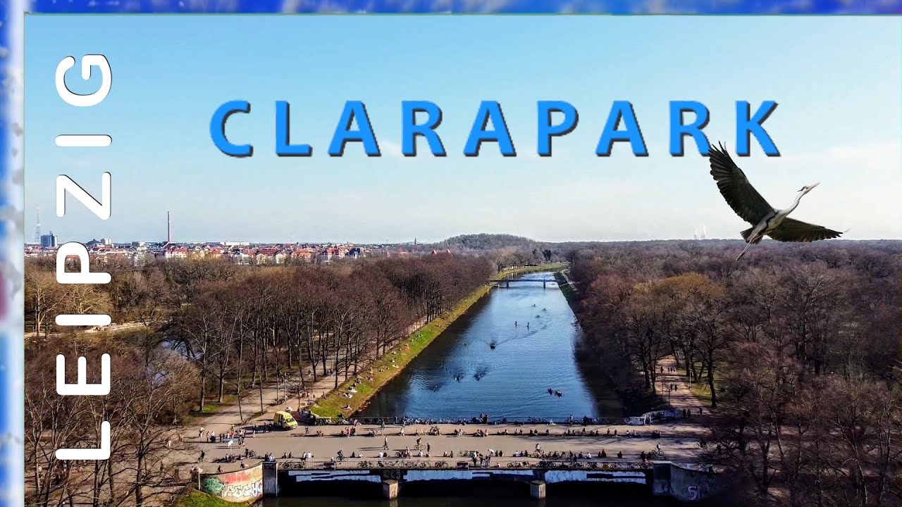 Frühling über 🔵 Leipzig 🚁  Clara-Zetkin-Park 🌳