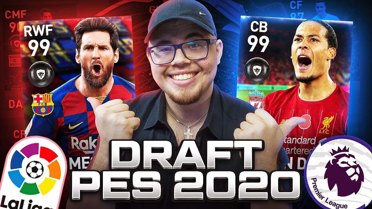 DRAFT LA LIGA x PREMIER LEAGUE 🔥😱 PES 2020