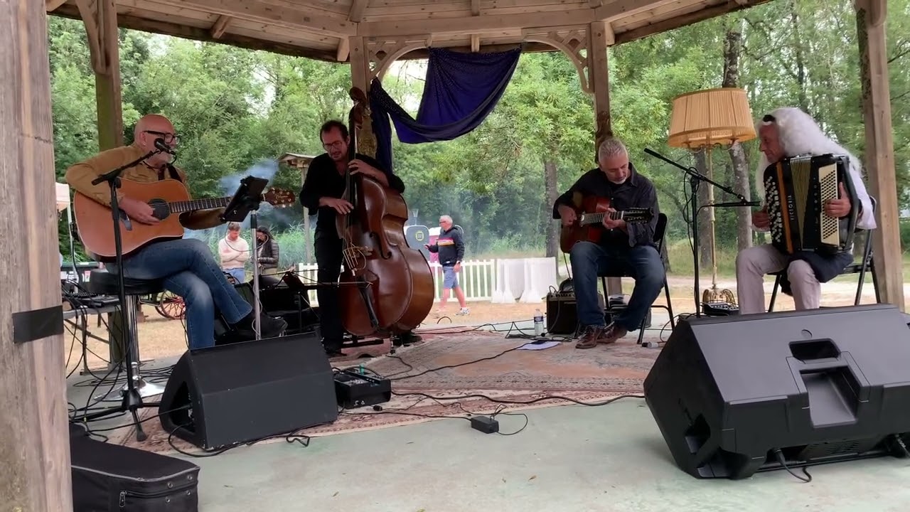 swing gitan interprété par Sweet Swing Quartet Live festival Sel-Mer