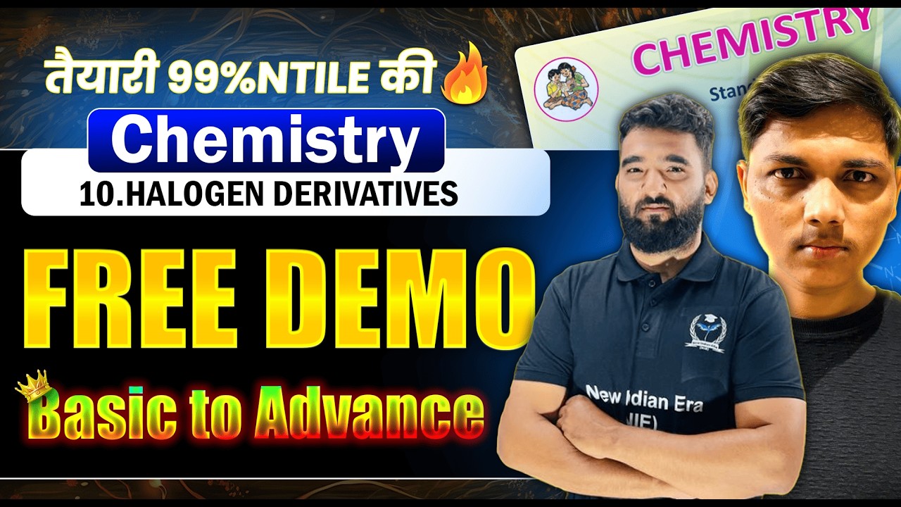 🧿 Chemistry Demo | MHT CET 2026 | Basic to Advance Entrance Level Study #newindianera