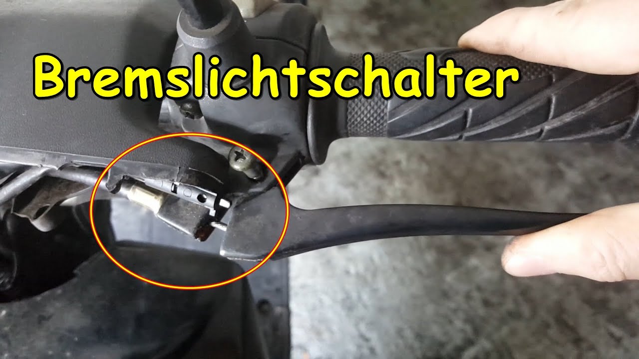 Bremslichschalter Wechseln/Reparieren Roller | Rollerfix