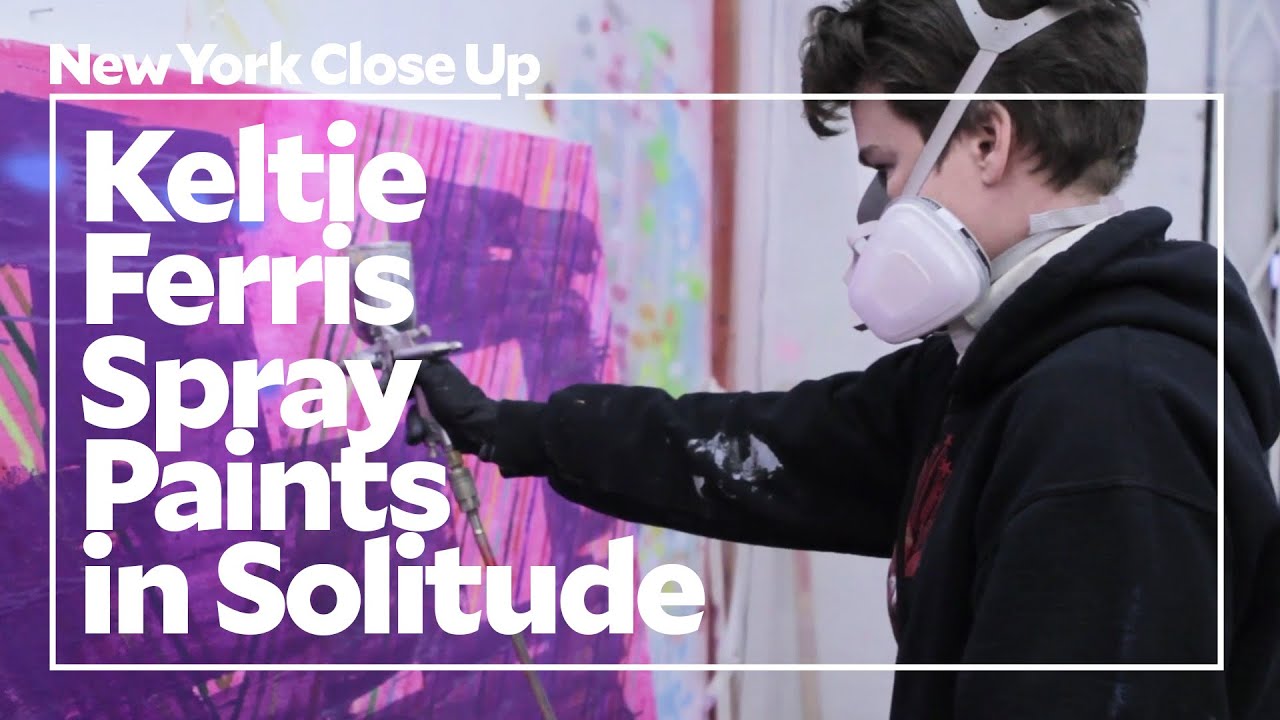 Keltie Ferris Spray Paints in Solitude | Art21 