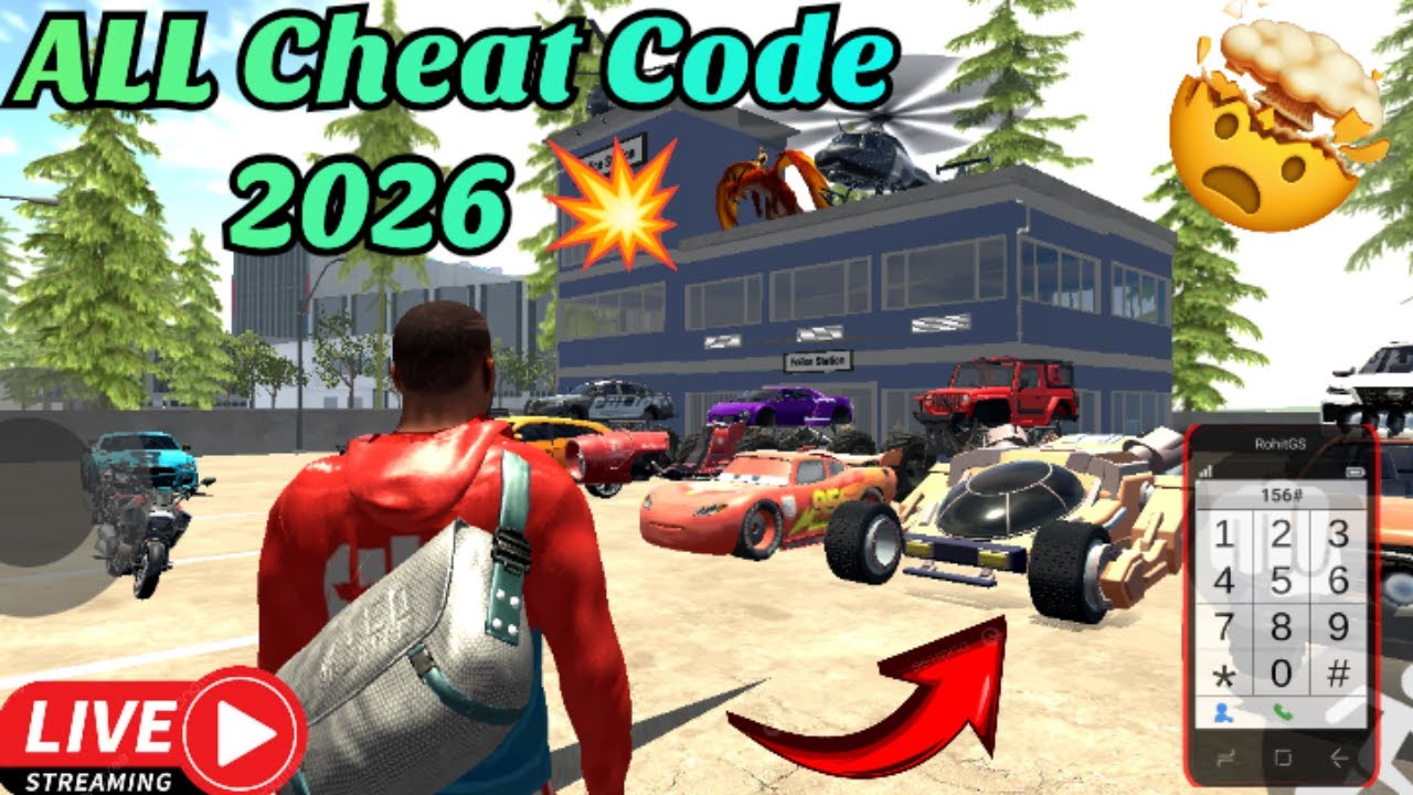 ALL CHEAT CODE 2026 💥 Indian bike driving 3d game 🎯#viral#live#trendingdaily#ytgrowth#indiagamefyp