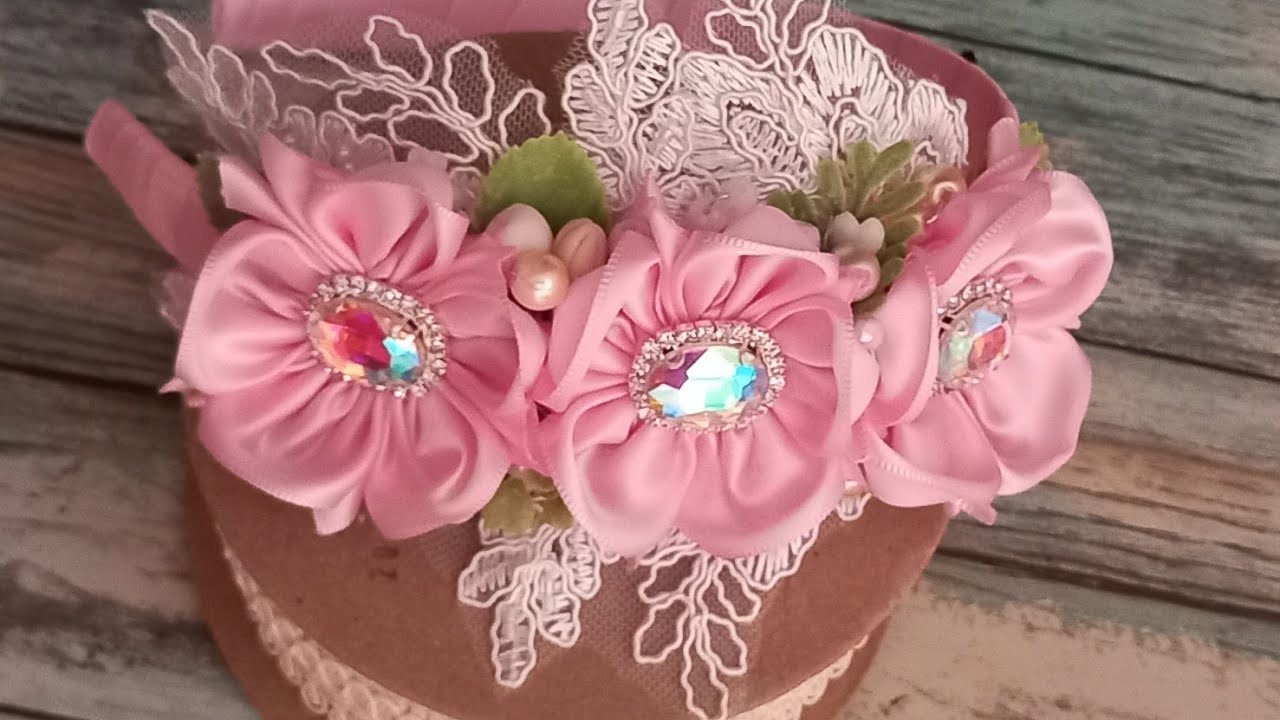 como hacer una diadema bonita| paso a pasó |@mayraleon4265