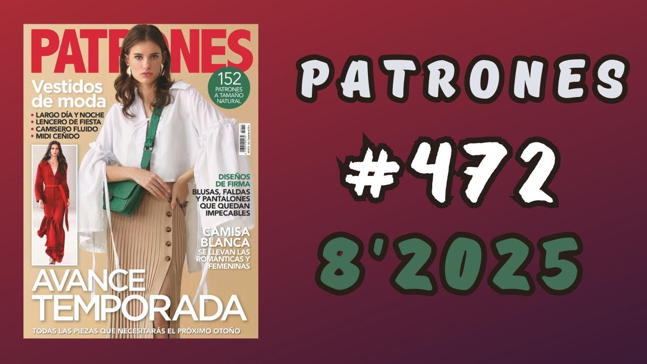 🔴Patrones AUGUST 2025 l Sewing Magazine Flip Through